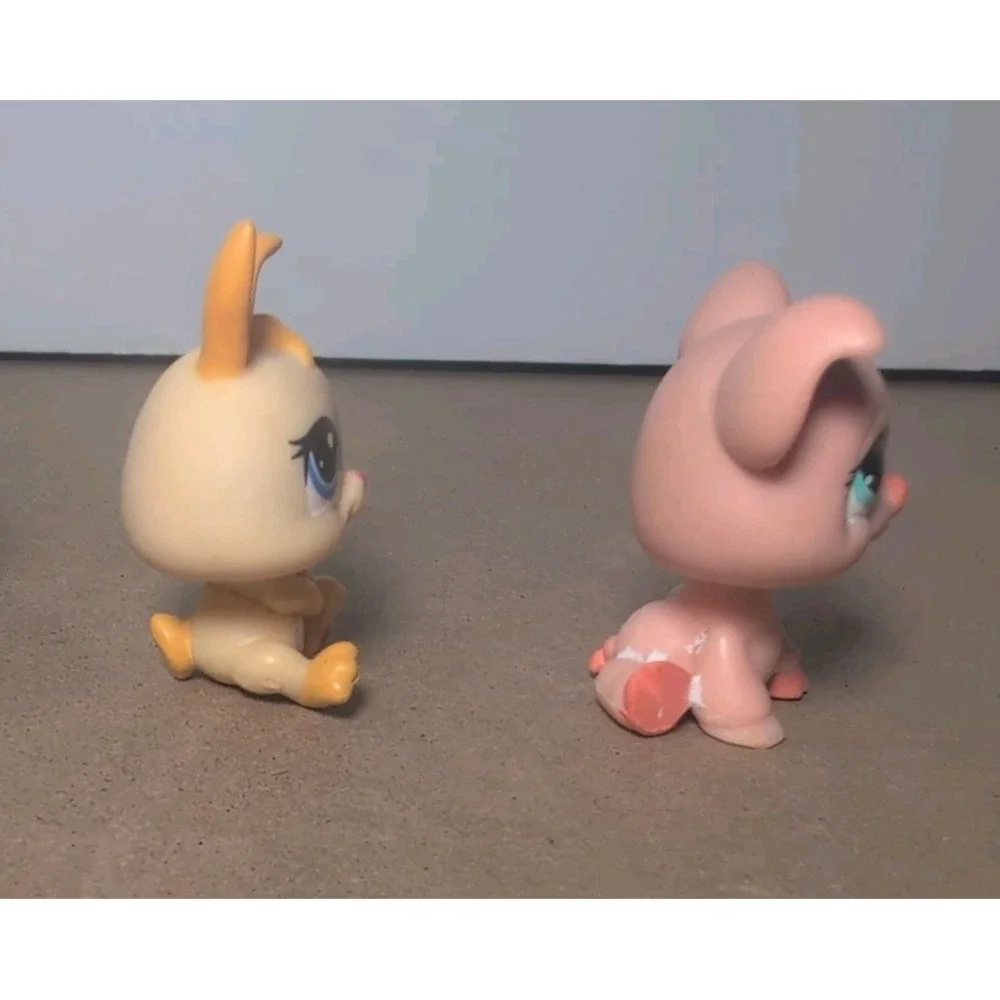 Littlest Pet Shop A Lot Of 5 Five Persian Cat, Short Haired Cat Puffin Dwarf...